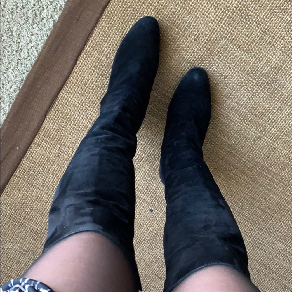 Stuart Weitzman Size 8,5 Over The Knee Wedges - image 1